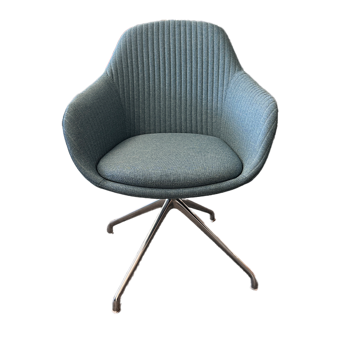 5CSSYSARMTUR - The Turquoise SYS Side Armchair With 4-star Base